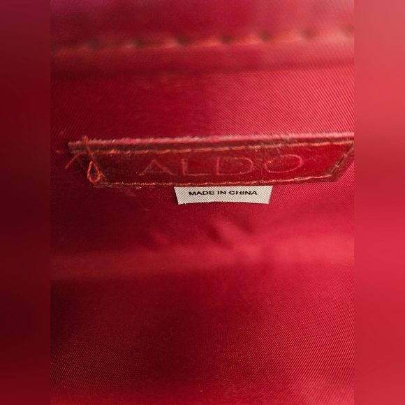 ALDO Red Clutch with Chain - Picture 11 of 11